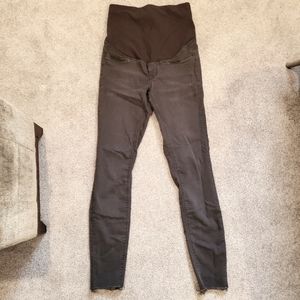 H&M mama maternity skinny jeans black sz US 4